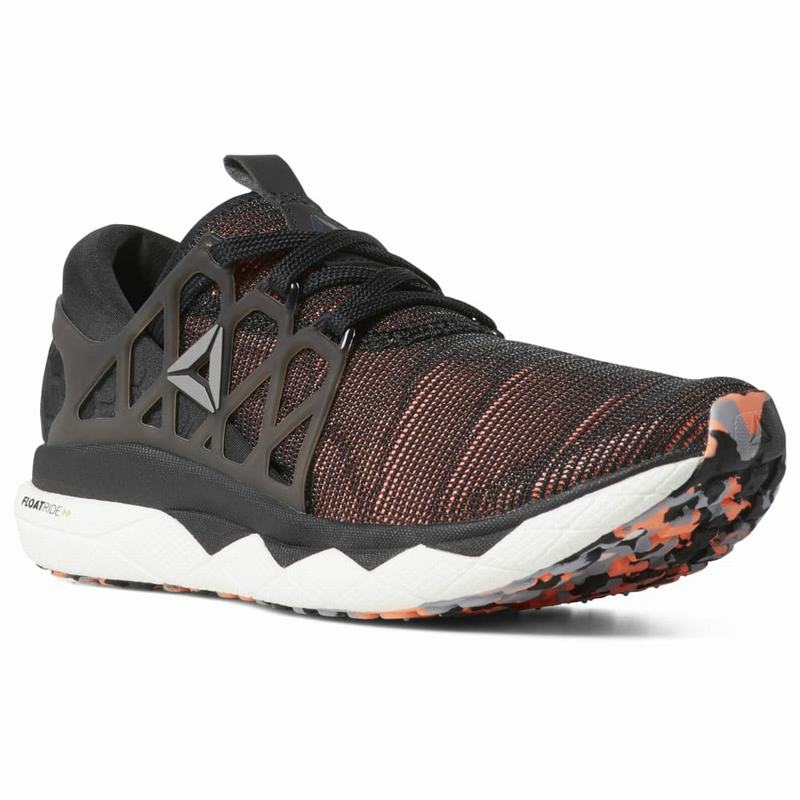 Adidasi Alergare Reebok Floatride Run Flexweave Dama Negrii/Albi/Gri Romania BF9478WZ